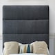 image 4 of 5ft King Size Dark Grey Soft Velvet Fabric Upholstered Bed Frame Bedstead