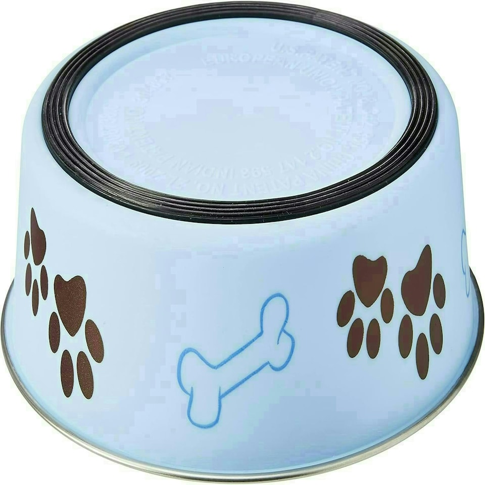 image 1 of Loving Pets Stainless Steel Bella Dog Bowl - Murano Blue - X-Large