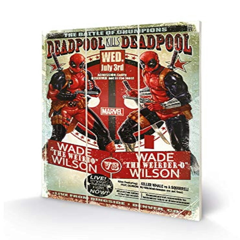 DEADPOOL (WADE VS WADE) - WOOD PANEL