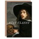 image 1 of Birthday Card Stay Classy Finger In Skull Nose Immature Funny