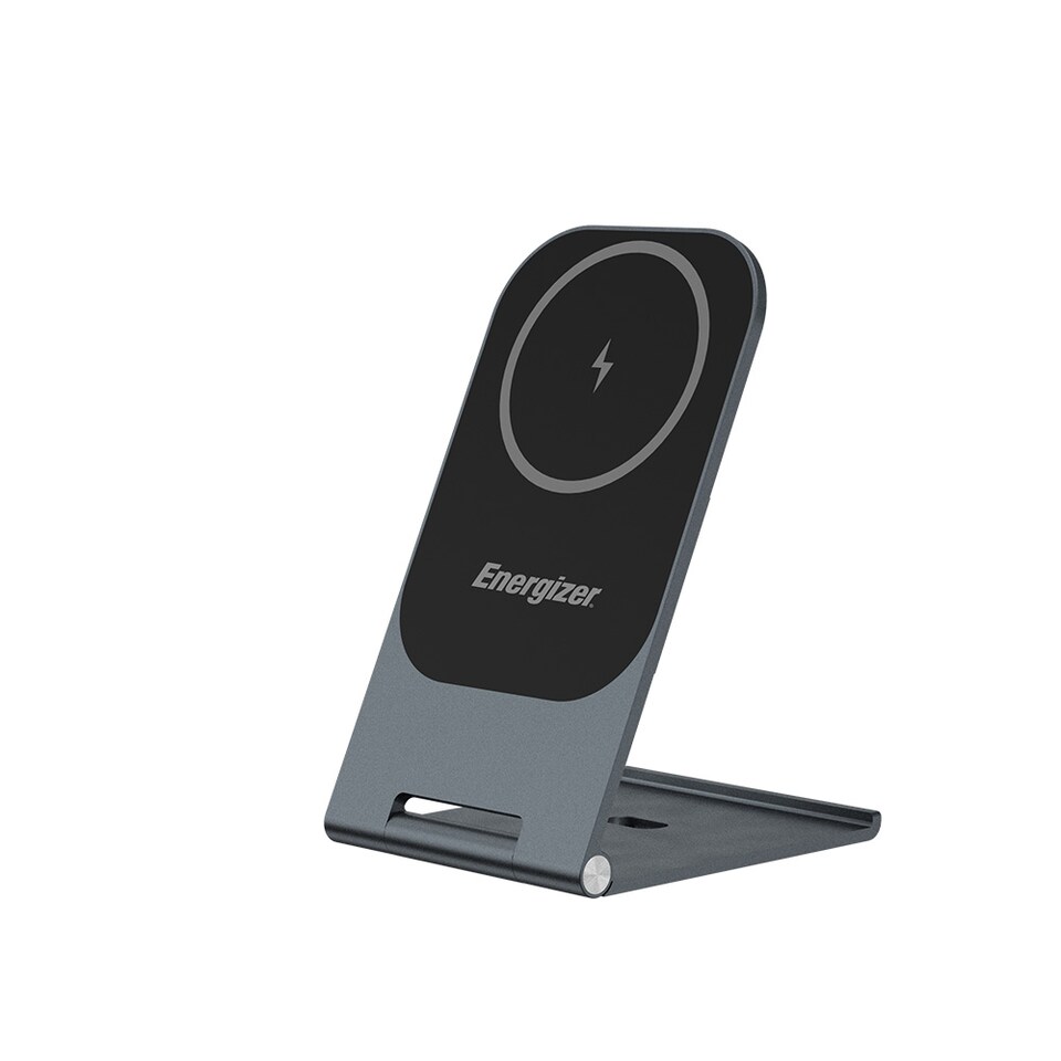 image 1 of Energizer 15W QI Wireless Stand Aluminium Black