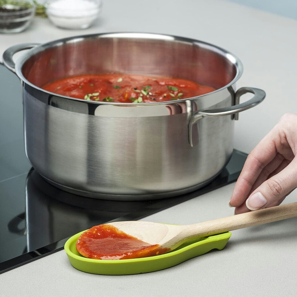 image 1 of Zeal Silicone Spoon Rest, Lime