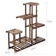 image 7 of Neo 6 Tier Wooden Plant Stand for Balcony Indoor Garden & Patio Outdoor Flower Shelf Display Rack