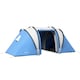 image 1 of Outsunny 2 Bedroom Camping Tent with Living Area, 3000mm Waterproof, Blue