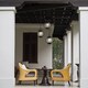 image 2 of Vandalia 1 Light Small Outdoor Ceiling Chain Lantern Black, E27
