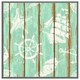 image 3 of Nautical elements oin wood (Picutre Frame) Brown | M