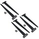 image 1 of 18in / 450mm Heavy Duty T Tee Hinges For Shed + Garden Gates Black Finish 6pc