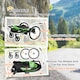 image 5 of PawHut 2-in-1 Dog Bicycle Trailer w/ Safety Leash, Reflectors - Orange