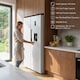 image 5 of HYE 444 Litre Frost Free American Fridge Freezer with Non-Plumbed Water Dispenser, 83cm, White - RF01AMWD460W03