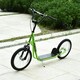 image 2 of HOMCOM 90-96cm Kids Kick Scooter w/ Adjustable Handlebar Inflatable Wheels Green