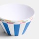 image 8 of OHS Summer Print Plastic Picnic Bowls Set of 4 Lightweight Outdoor