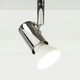 image 1 of ValueLights Polished Chrome 6 Way Adjustable GU10 Ceiling Spotlight - Complete with 5w LED Bulbs 6500K Cool White