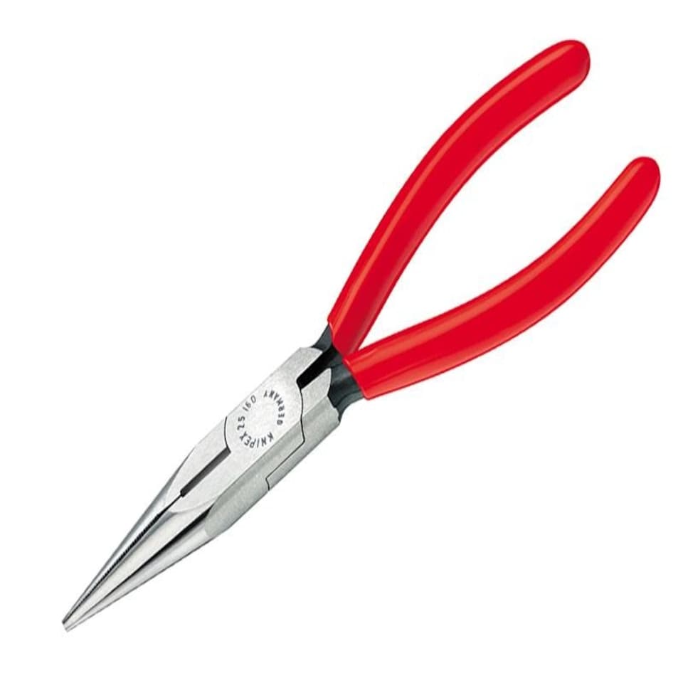 KNIPEX Long Snipe Nose Side Cutting Pliers Pvc Grips 200Mm (8In)