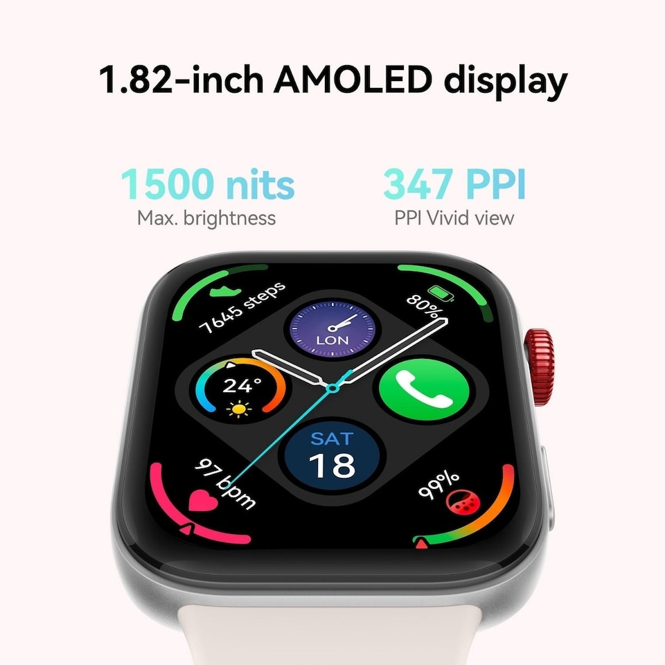 image 1 of HUAWEI WATCH FIT 3 Bluetooth AMOLED Grey Health Fitness Tracker