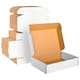 image 3 of 100 x 15 x 12 x 2.5" (381x304x63mm) Brown Single Wall Easy To Assemble Postal Shipping Die Cut Boxes White