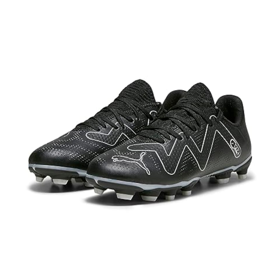 image 1 of Puma Future Play FG/AG Jr Football Boots Black/Silver J11