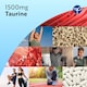 image 3 of Nutravita Taurine Supplement 1500mg - Vegan Amino Acids - Sports Supplement for Men & Women - Made in The UK - 180 High Strength Taurine Tablets