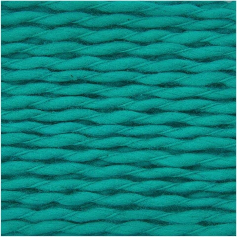 image 1 of Rico Design Yarn Creative So Cool + So Soft Cotton Chunky Turquoise Blue