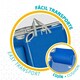 image 5 of Beach Chair Aktive Foldable Blue 48 x 90 x 60 cm (2 Units) N/A