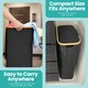 image 5 of 100L Foldable Laundry Hamper with Lid, Collapsible Clothes Basket