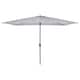 image 5 of Charles Bentley 3m x 2m Rectangular Outdoor Garden Umbrella - Light Grey