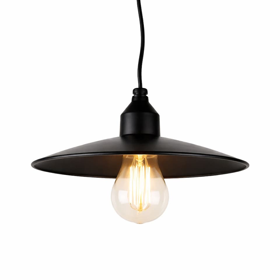 image 1 of Timeless Vintage Hanging Solar Lantern with Warm White LED