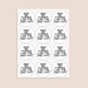image 3 of Ain't No Teacher Like the One I Got Round Stickers 60mm - Sheet of 12