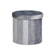 image 1 of Malmo Lift-Up Storage Ottoman Chest Box Grey