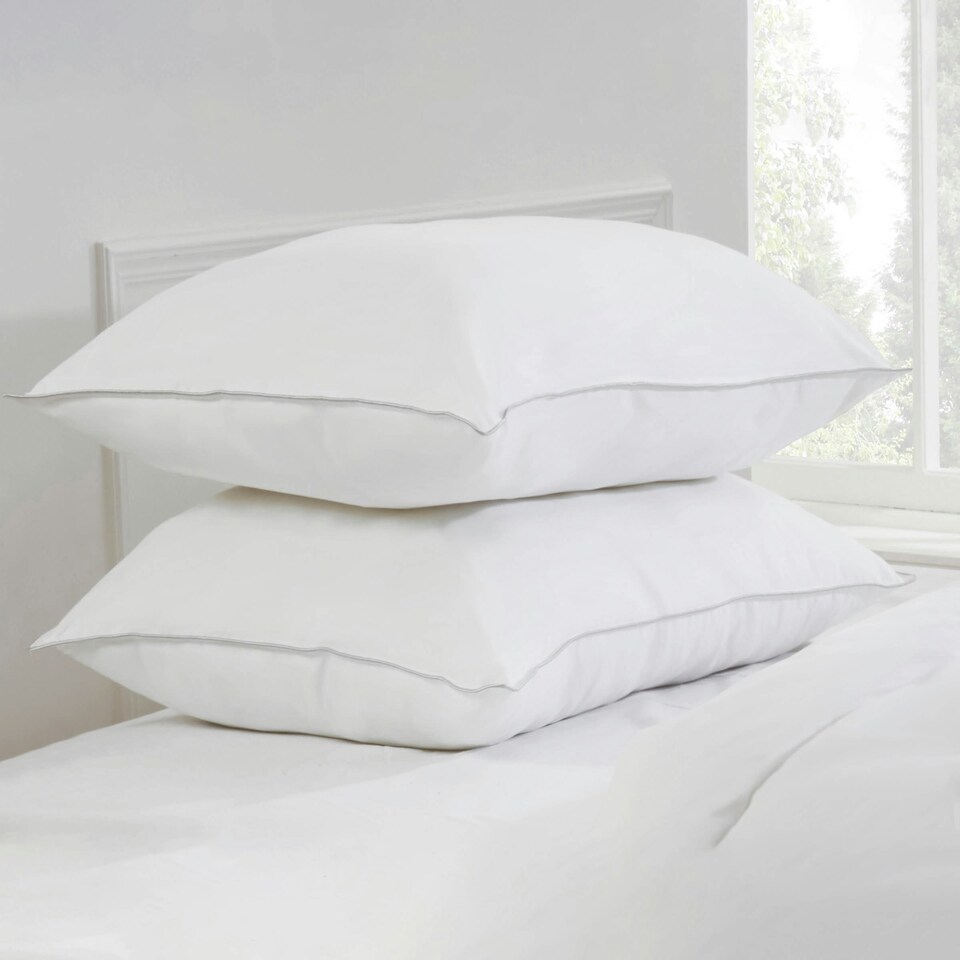 BHS All Natural Duck Feather Pillow Pair