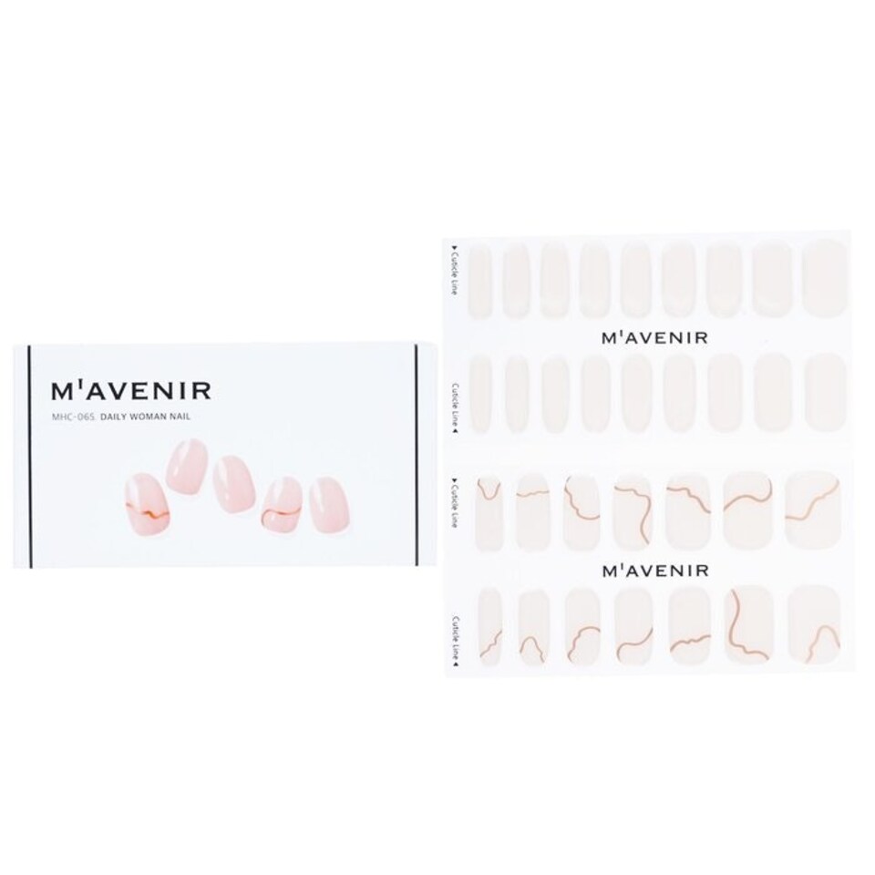 image 1 of Nail Sticker (pink) - # Daily Woman Nail - 32pcs Pink