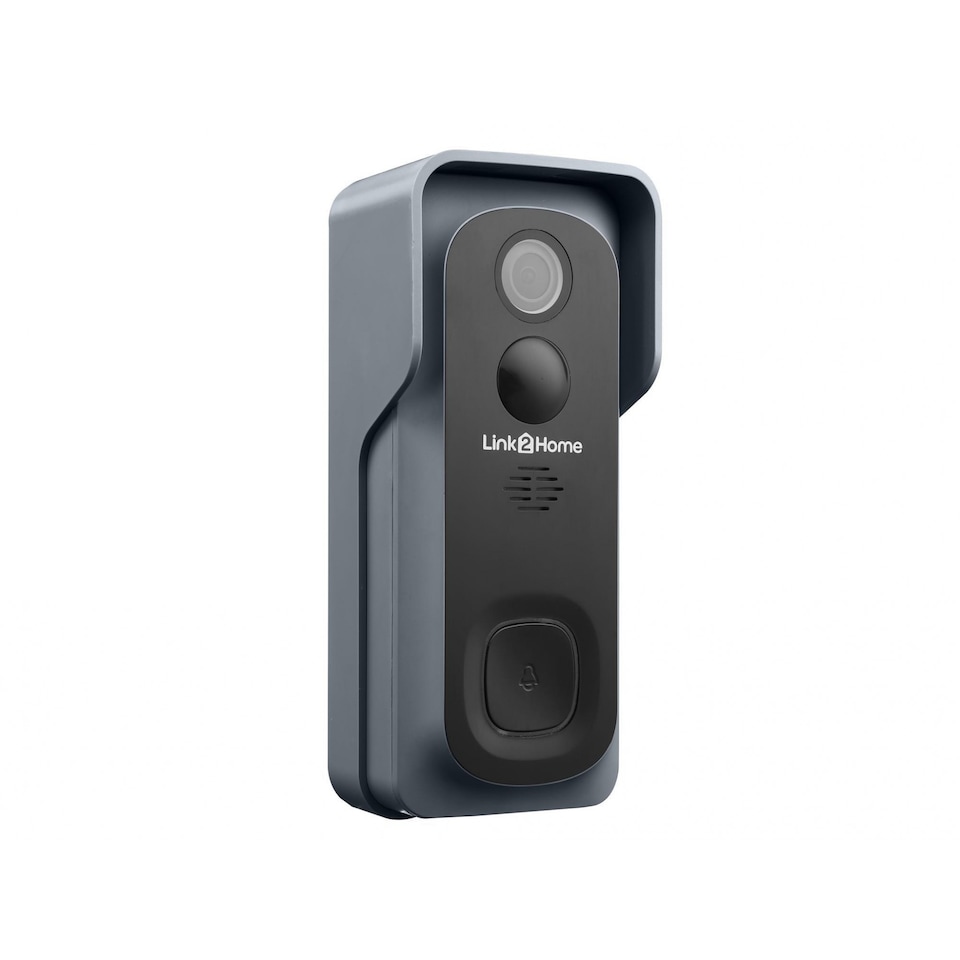 image 1 of Link2home Weatherproof (ip54) Smart Doorbell (UK Plug) | Multi | Multi Colour | Battery | 1