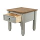 image 4 of Core Products Corona Grey, Lamp Table H55cm x W53.8cm x D53.8cm Grey