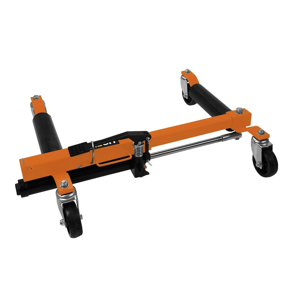 image 1 of Hydraulic Positioning Skates Pair | Orange