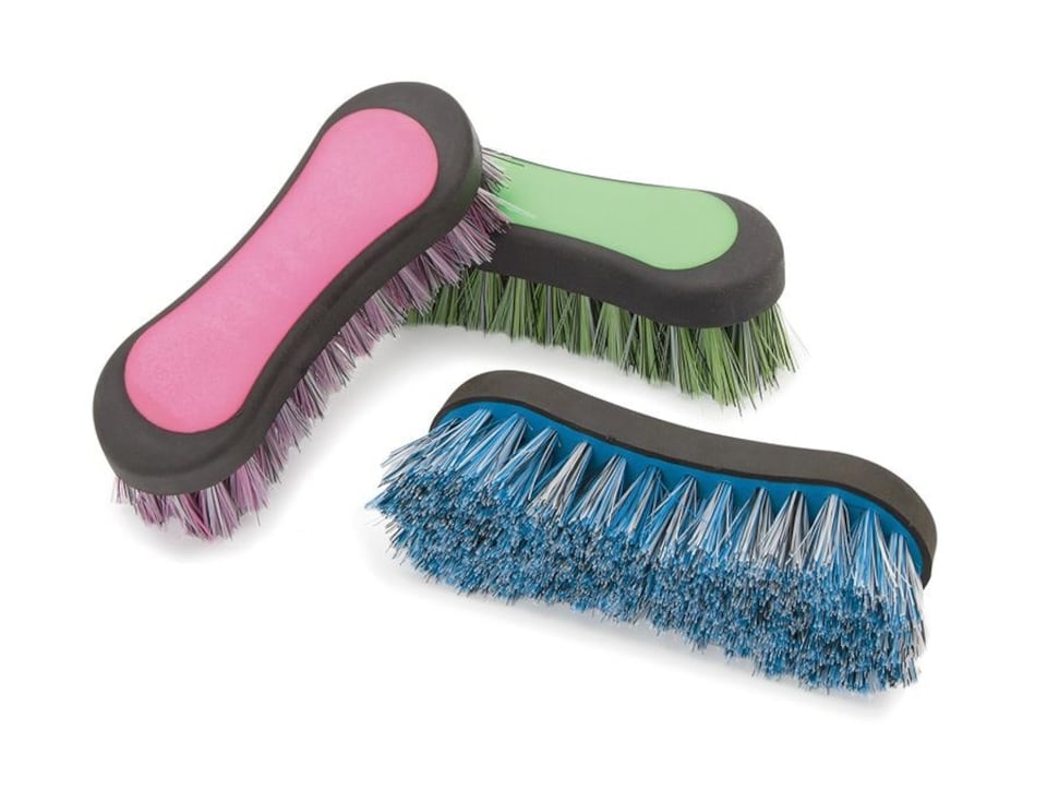 image 1 of Shires Ezi-Groom Face Brush Green | Size: Small
Colour: Lime Green
