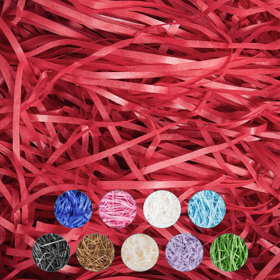 image 1 of Shredded Tissue Paper, Decorative Gift Packaging Hamper Filler - 100G
