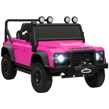 AIYAPLAY Kids Ride On Car, 12V Battery-Powered Electric Car with Remote Pink