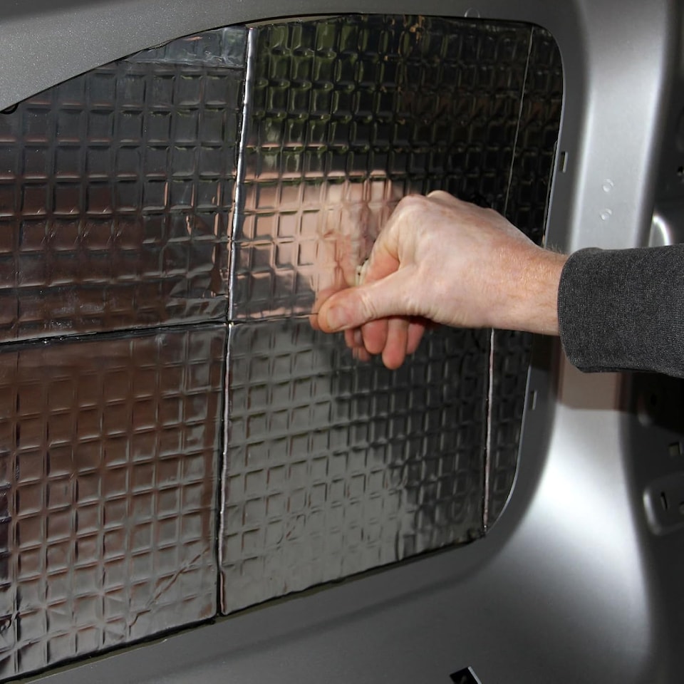 image 1 of Sound Deadening Proofing Mat 10pcs Butyl Car/Van Vibration Damping
