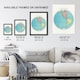 image 3 of Western Hemisphere 1908 Map Rand McNally Vintage Framed Wall Art Print 12X16"