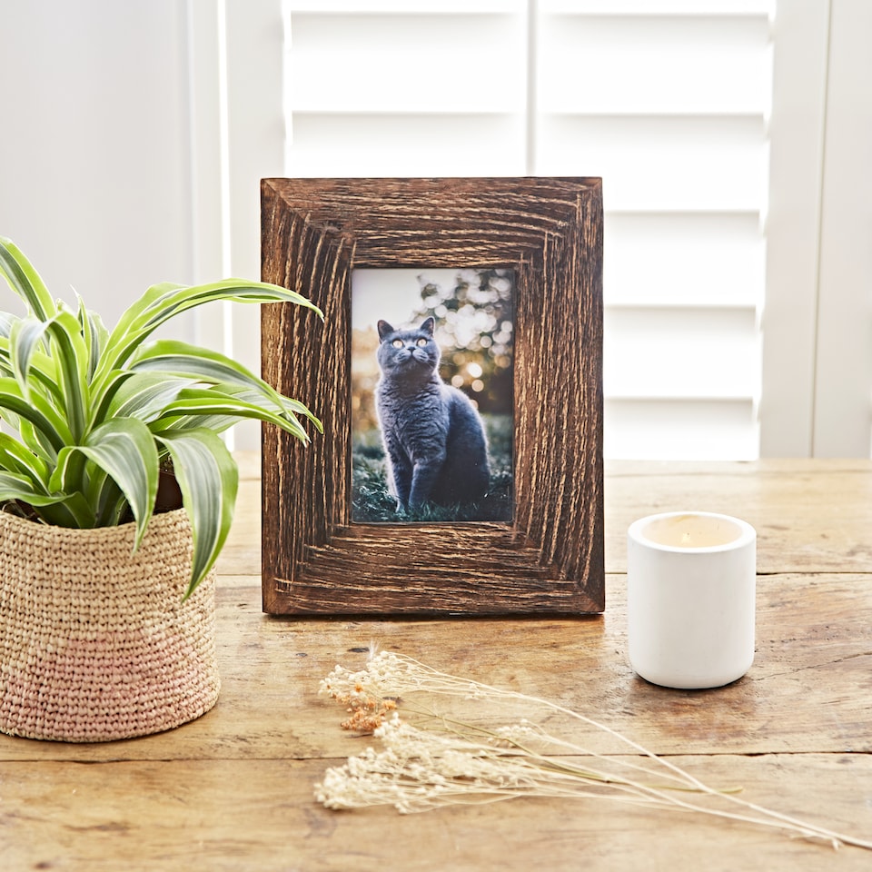 image 1 of Natural Mango Wood Photo Frame