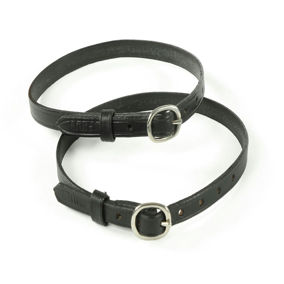 image 1 of Shires Blenheim Leather Spur Straps Brown | Size: Childs
Colour: H.Brown