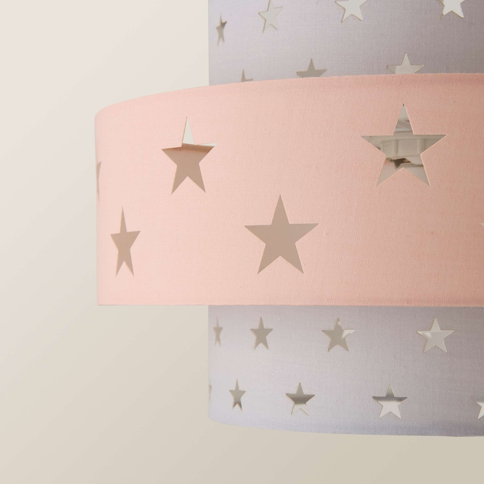 image 1 of ValueLights Weaver Pink Ceiling Pendant Shade | Pink