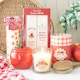 image 4 of Apple Print Apple Pie Tube Candle White