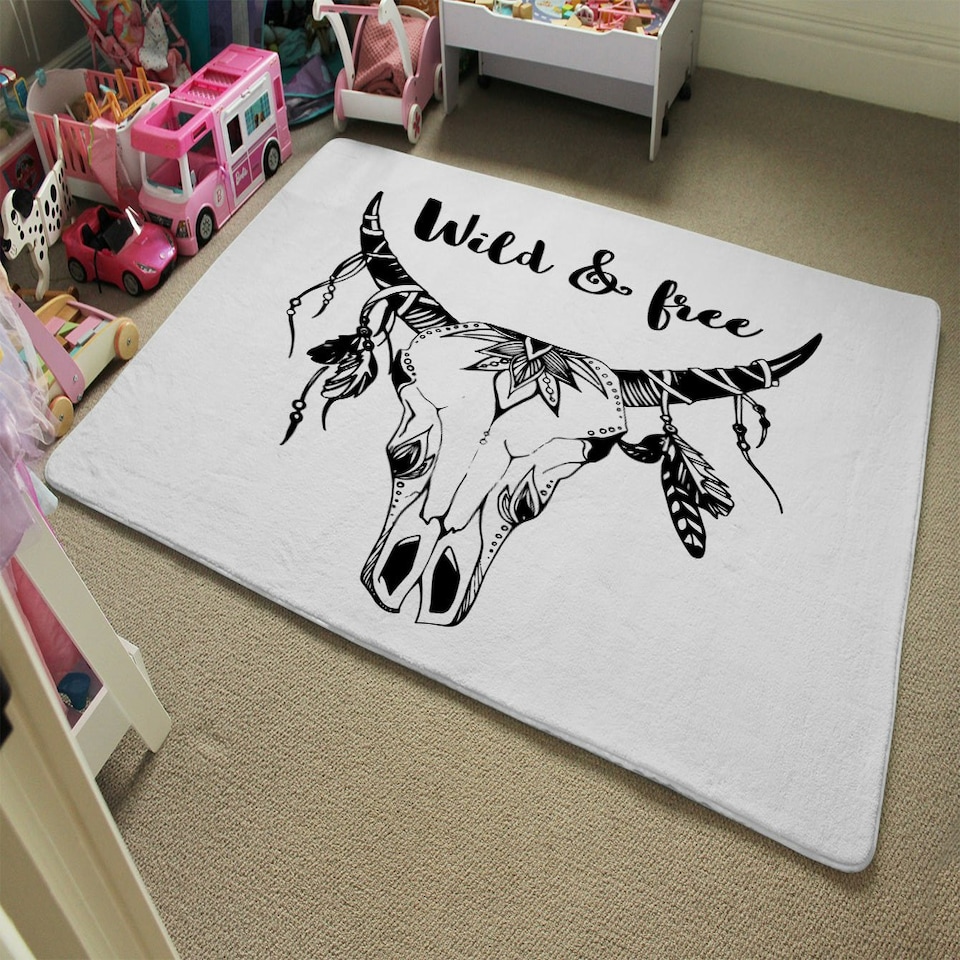 image 1 of Boho chic Fashion (Rug) Black | Large: 140x200cm
