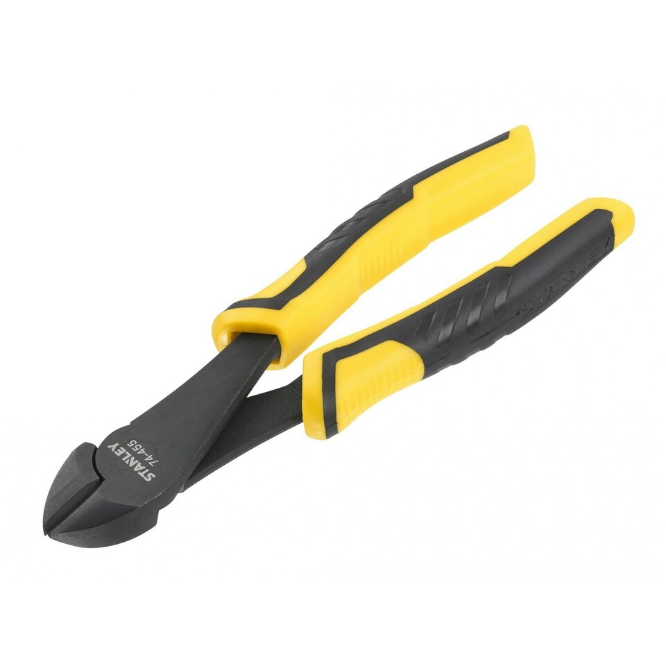 image 1 of Stanley Hand Tools Controlgrip Diagonal Cutting Pliers - Multi Colour - 180mm (8in)
