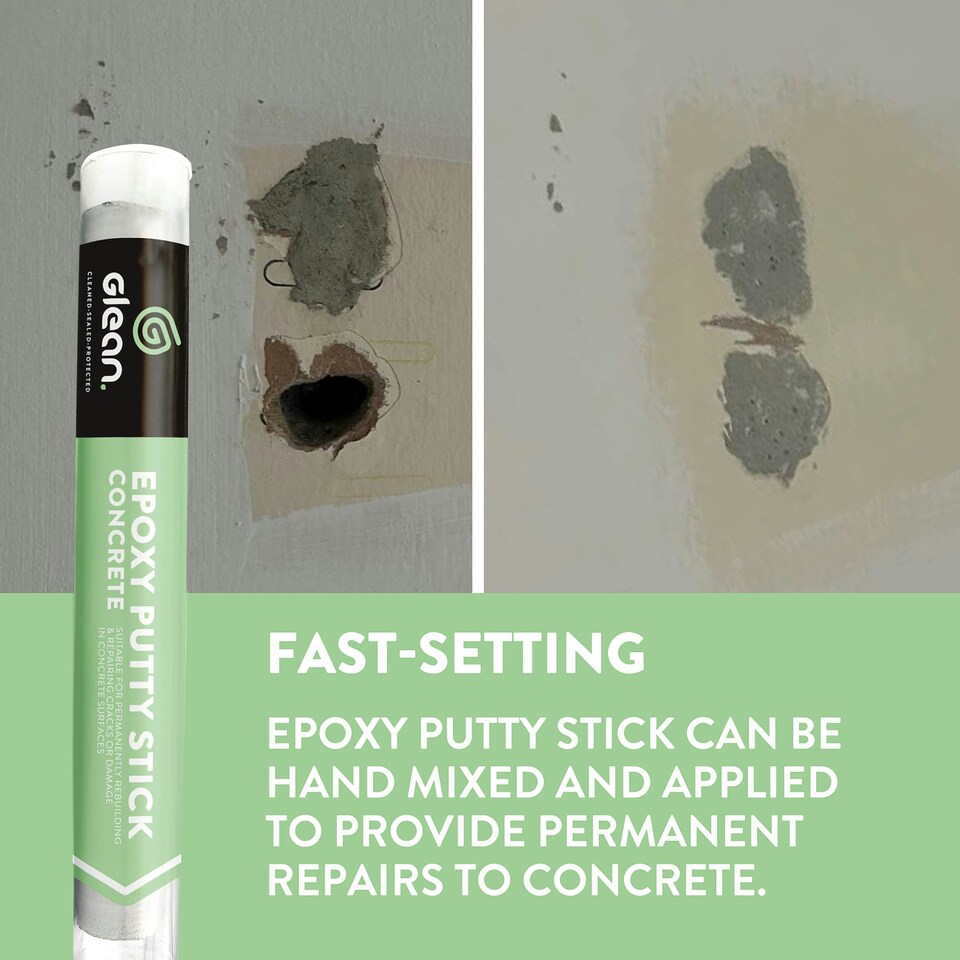 image 1 of Glean Concrete Repair & Rebuild Epoxy Stick