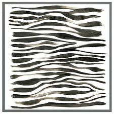 Zebra stripes (Picture Frame) Grey | L