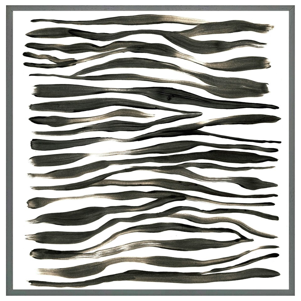 image 1 of Zebra stripes (Picture Frame) Grey | L