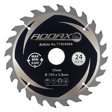 Timco - Handheld Cordless Circular Saw Blade (Size 190 x 30 x 24T - 1 Each)