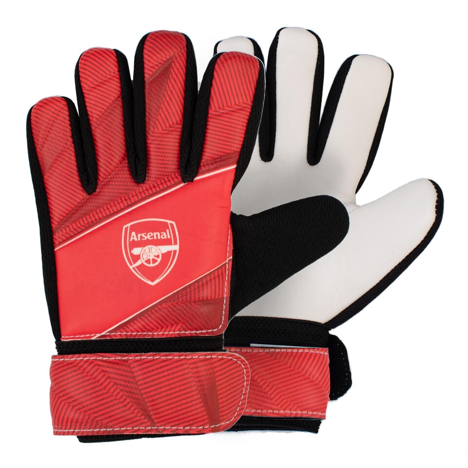 image 1 of Arsenal Fuse Goalie Gloves -Youth Size | Red | Black