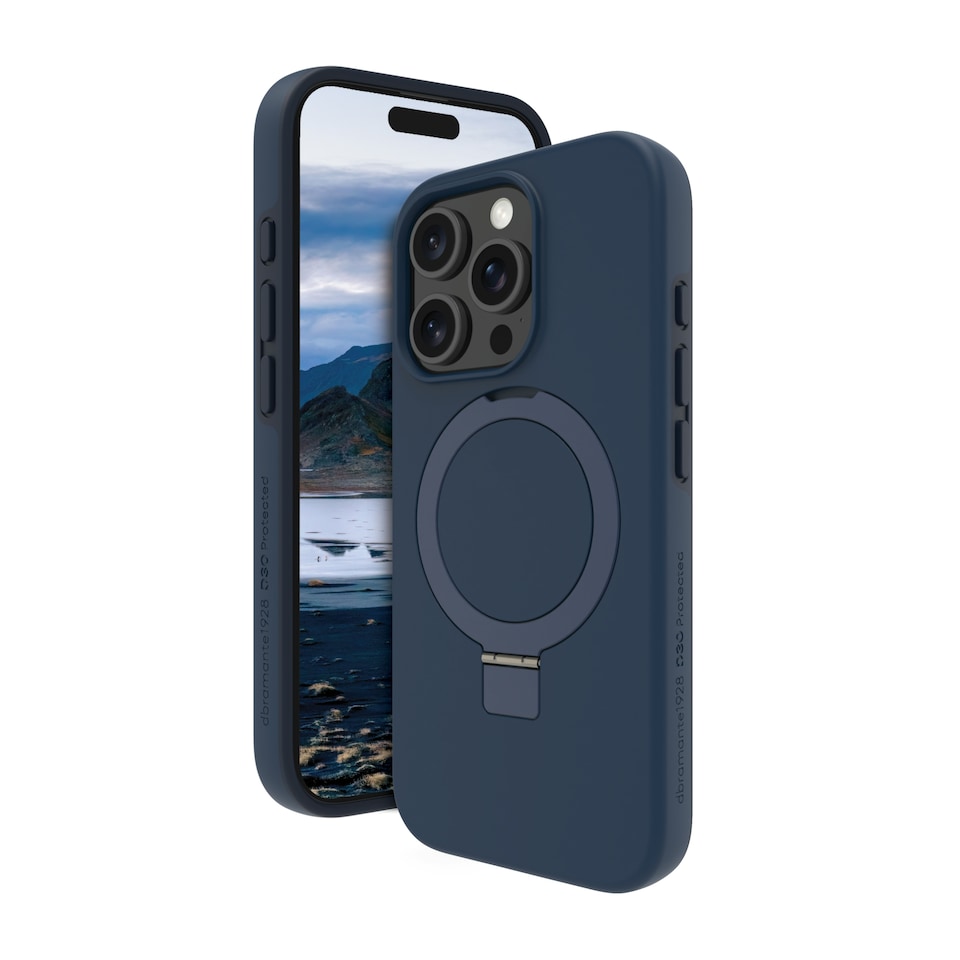 image 1 of Dbramante IUK1DABL6297 Iceland Ultra D3O MS Kick Case - iPhone 16 Pro - Blue
